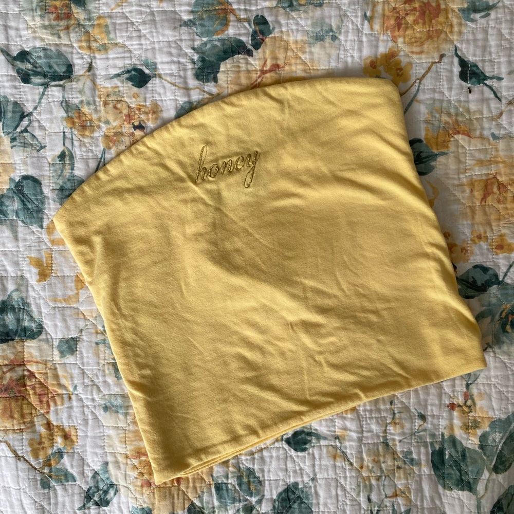 Brandy Melville Yellow Tube Top